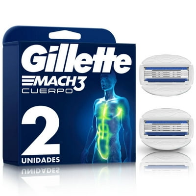 Repuesto Para Máquina De Afeitar Mach3 Cuerpo 2 Un Gillette
