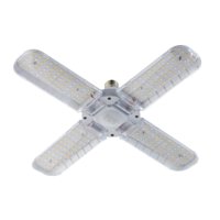 Magideal - Luz De Crecimiento Plegable Led, Lámpara De Crecimiento Similar , Bombilla De Crecimiento De Completo De Base E27, Para Plantas De 48W 4 Hojas 398Mm