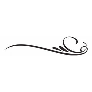 Rienda Libre Graphics - Decomural Simple Swirl Decorative Headboard Ws-15397