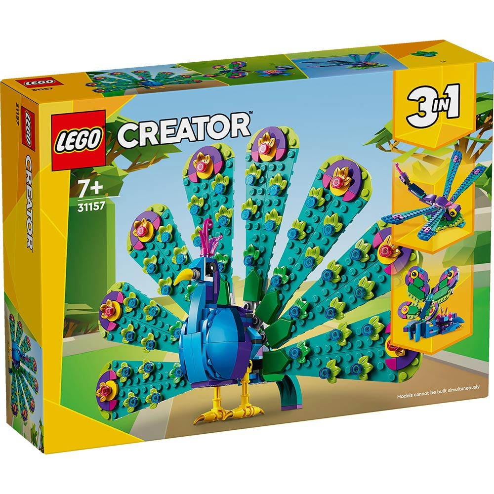 Lego - Bloques De Construcción Pavo Real Exótico 31157