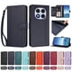 thumbnail image 4 of Funda Cartera Trébol para Xiaomi Poco X7 5G con Ranuras Tarjetas y Carga Inalámbrica Azul oscuro, 4 of 6