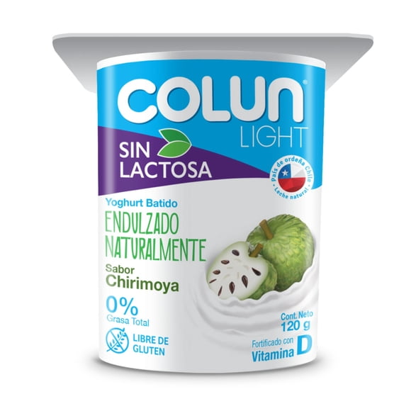 Yoghurt Batido Light sin Lactosa Sabor Chirimoya Pote, 120 g