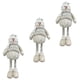 thumbnail image 2 of Pack 3 Monos Muñecos Patas Largas Navideños Adornos Navidad 50CM, 2 of 2