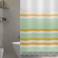 Decoexpress - Cortina Baño Tela Mas Flecos Marinera