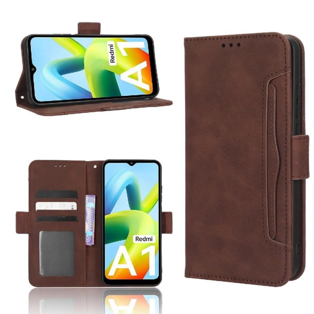 Funda Cartera Magnética para Xiaomi Redmi A1- Tarjetero Desmontable, Cuero PU, Soporte