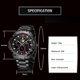 thumbnail image 3 of Reloj Tiong Mechanical Fashion automático para hombre de acero inoxidable, 3 of 9
