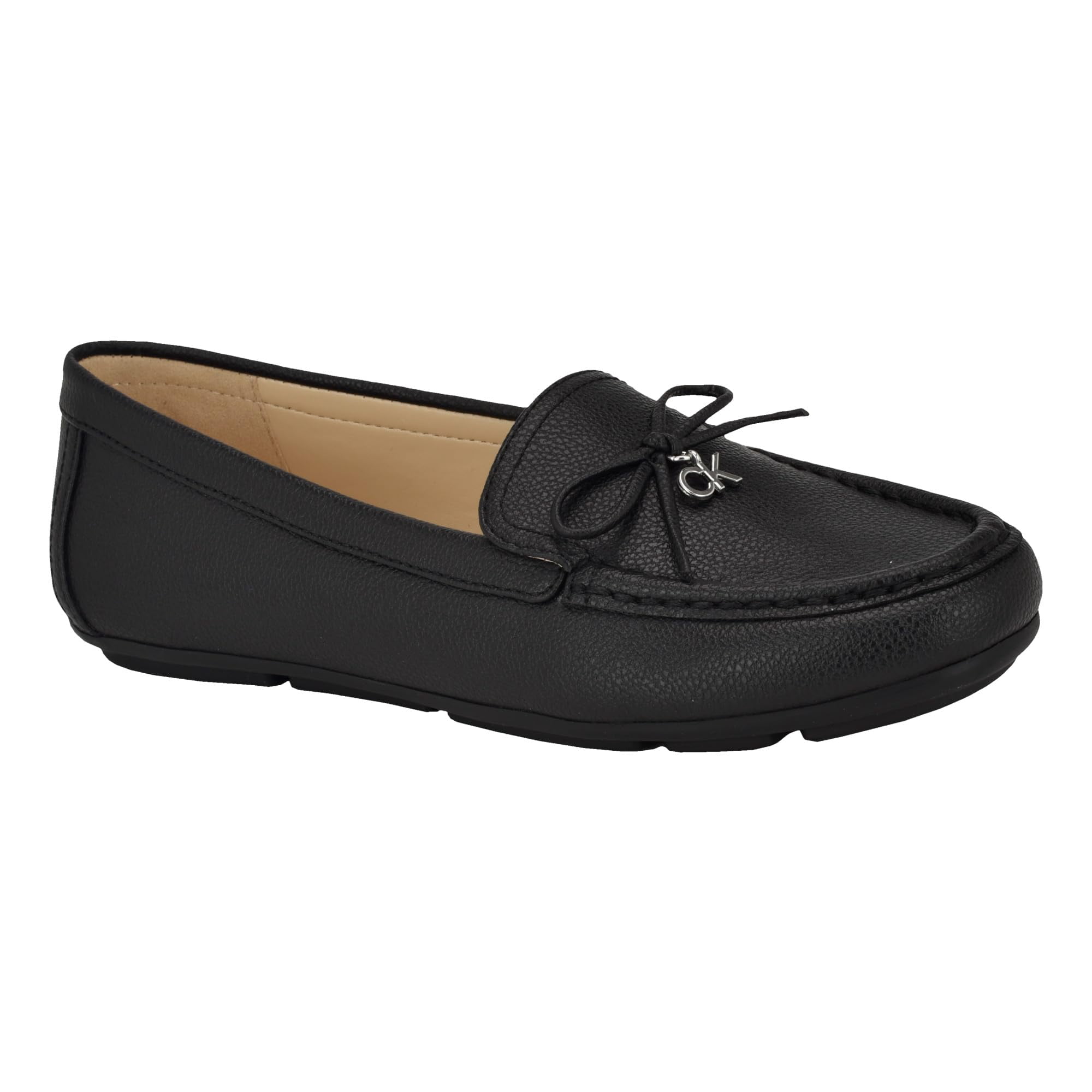 Zapatos Calvin Klein Linca Mocasín Para Mujer, Color Negro 002, Talla 8.5