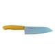 thumbnail image 1 of Cuchillo Santoku hoja de 17 cm mango color amarillo, 1 of 2