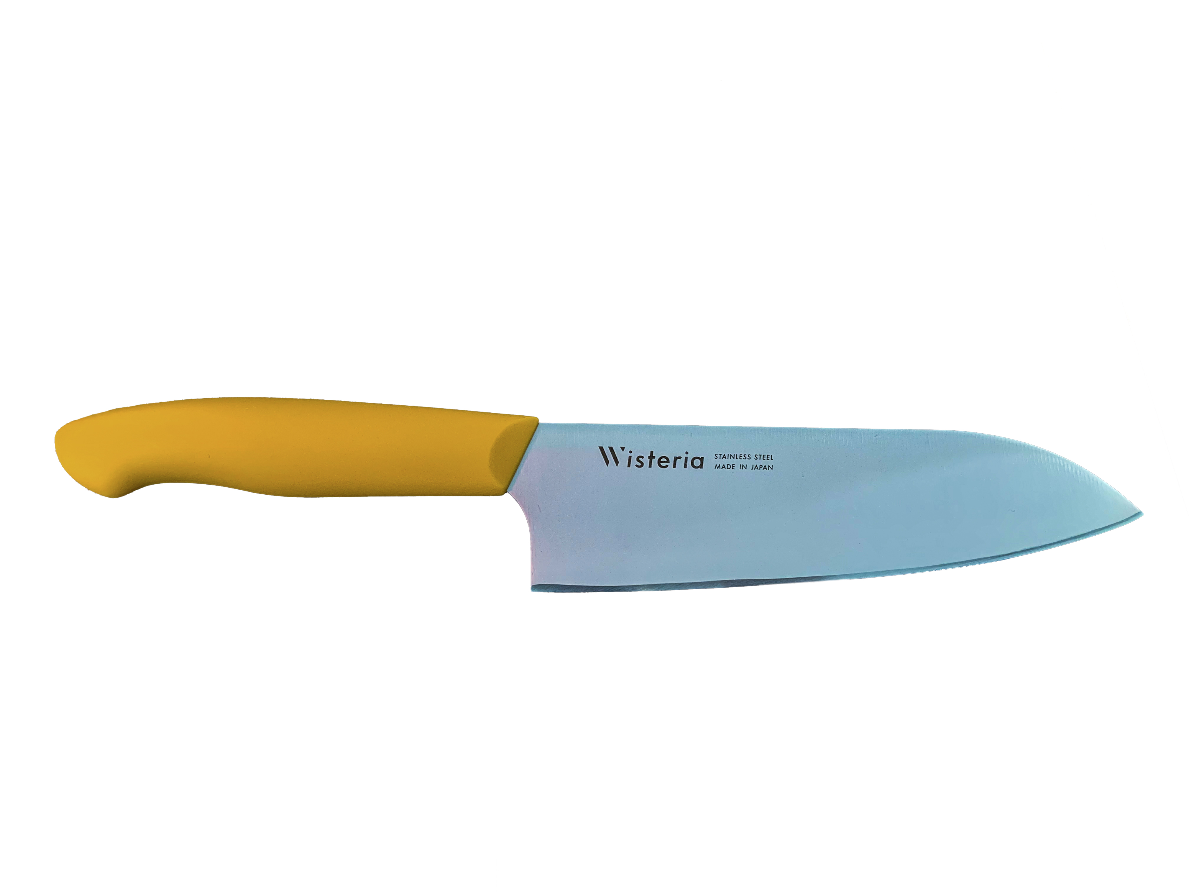 Wisteria - Cuchillo Santoku Hoja De 17 Cm Mango Color Amarillo