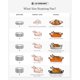 thumbnail image 5 of Asador rectangular Le Creuset de hierro fundido esmaltado 5 L Sal Marina, 5 of 6