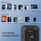 thumbnail image 3 of Protector contra sobretensiones para enchufe de pared USB Addtam, 5 tomas con 4 USB, 3 of 7