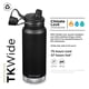 thumbnail image 2 of Botella de agua Klean Kanteen TKWide con aislamiento 946 ml, color negro, 2 of 7
