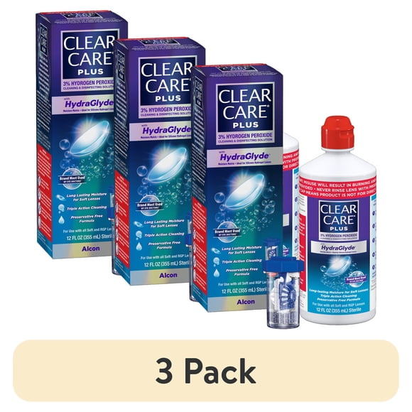 Solución Lentes Plus 12 Oz Pack X3 Peróxido