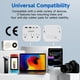 thumbnail image 5 of Regleta de enchufes Unidapt de US a EU y UK, 3 tomas de CA, 4 puertos USB, 1,5 m, 5 of 6
