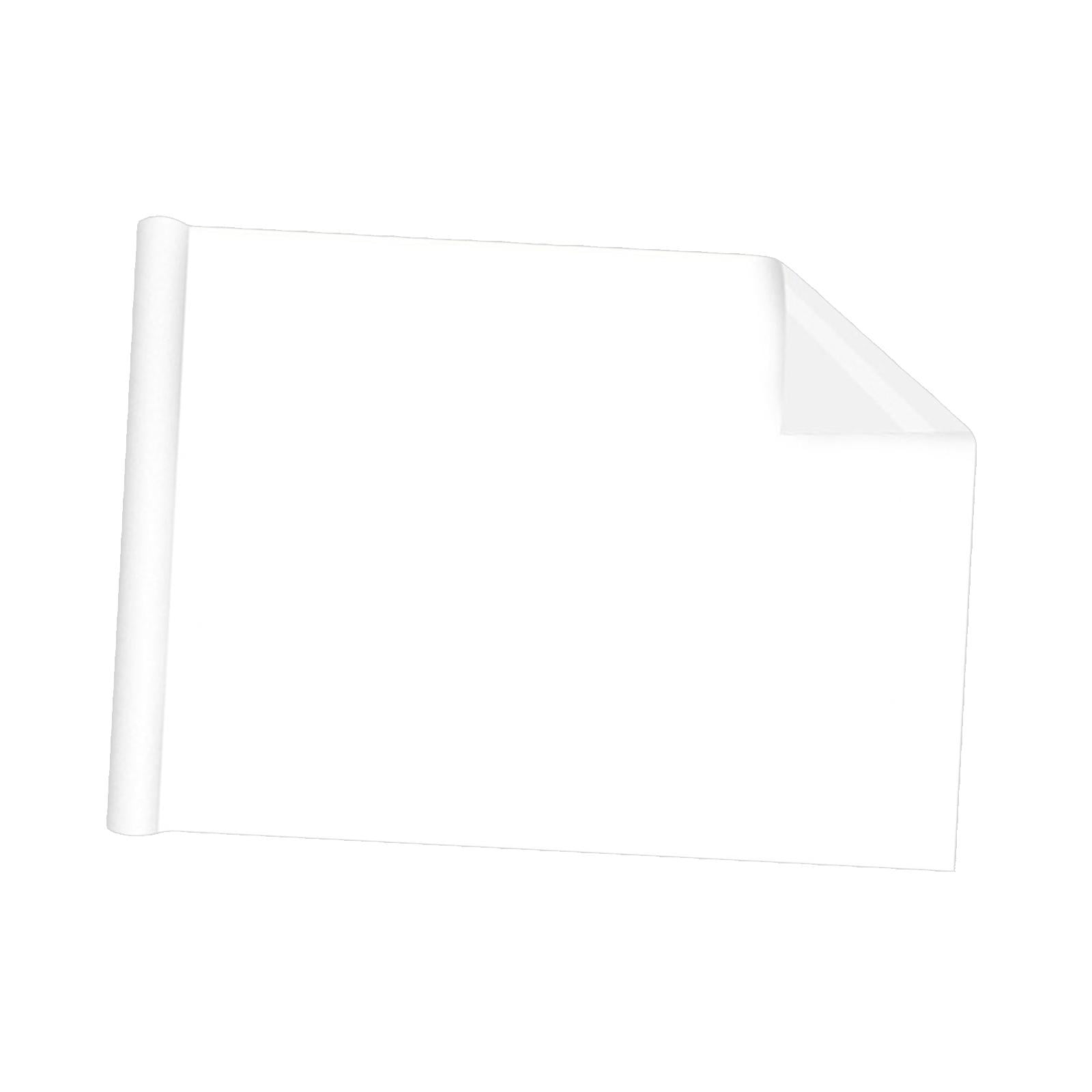 Magideal - Etiqueta Adhesiva De Pizarra De Borrado En Seco Pizarra De Borrado En Seco Reutilizable Fácil De Aplicar Y Quitar Hoja De Dibujo Para Niños Papel Tapi , 45cmx2m Blanco