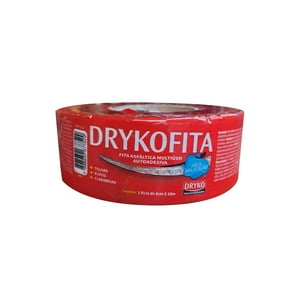 Dryko Impermeabilizantes - Cinta Tapagoteras Adhesiva 05 Cm X 10 Mt- Aluminizada