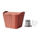 thumbnail image 4 of Cesta para bicicleta, cesta para manillar, cesta para bicicleta con tapa, extraíble, práctica cesta para guardar bicicletas, para bicicletas plegables Marrón, 4 of 5