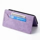 thumbnail image 2 of Funda tipo cartera con bloqueo RFID para Xiaomi Redmi Note 15 Pro Con tapa abatible, portatarjetas, cierre magnético, TPU y soporte Morado, 2 of 6