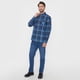 thumbnail image 4 of Camisa Hombre Franela Azul Corona, 4 of 5