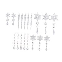 Bothyi - 18 Piezas De Copos De Nieve Para Árbol De Navidad, Adornos Colgantes De Navidad