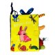 thumbnail image 5 of Libro De Tela Suave, Mordedores De Papel Con Sonido, Tema Animal Para Asiento De Coche, Juguete De Aprendizaje, Conejo, 5 of 5