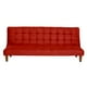 thumbnail image 1 of Futon Turin Cuero Kentucky Rojo, 1 of 3