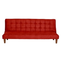 Latam Home - Futon Turin Cuero Kentucky Rojo