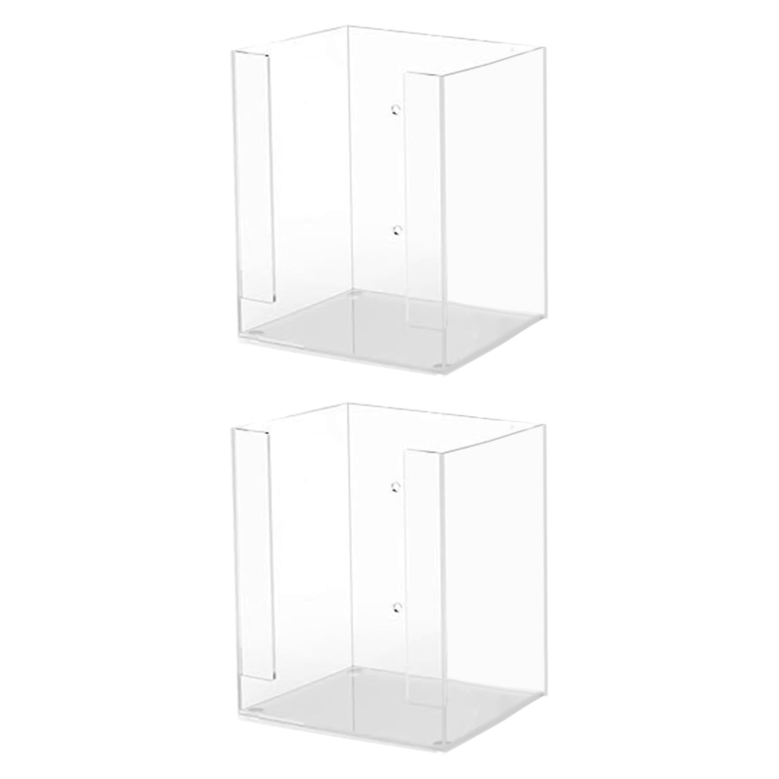 Magideal - Soportadora De Cajas De Guantes Acrílicas Case De Bañeras De La Cubierta De Las Servilletas De Almacenamiento Ratería De Tejido De Almacenamiento Para