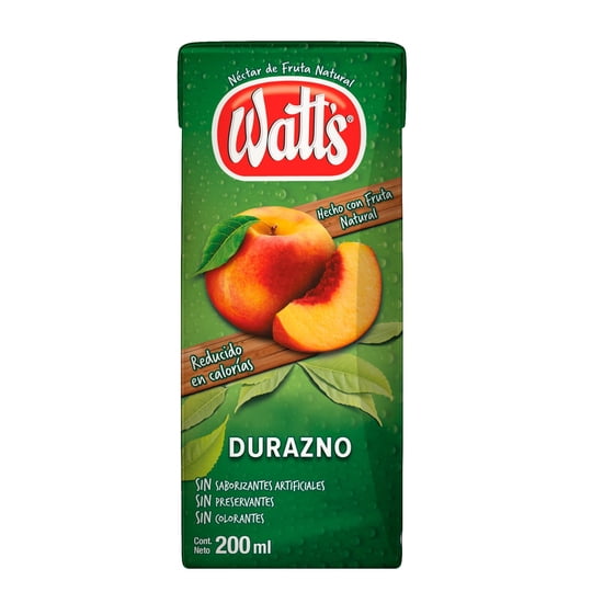Nectar Tetra Pack Durazno 0.2 L Watts
