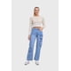 thumbnail image 4 of Jeans Mujer Calce Recto Cargo Azul - ll, 4 of 4