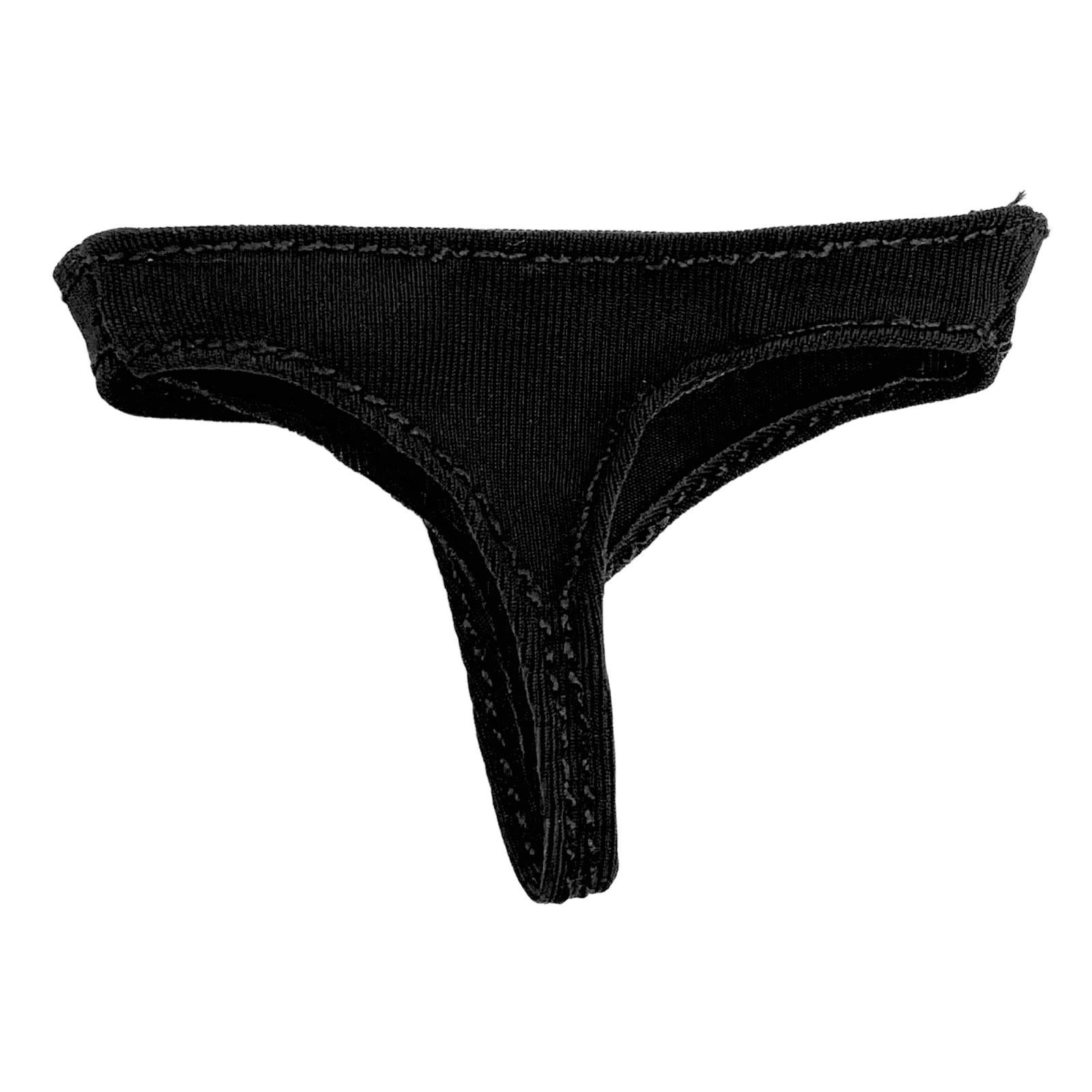 Magideal - Calzoncillos Femeninos De 1/6, Lencería Cuidadosamente Cosida A Mano, Ropa Interior Para Mujer De 12 Pulgadas, Figuras De Muñecas, Accesorios, Disfraz Negro