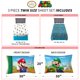 thumbnail image 4 of Juego de sábanas Franco Super Soft Microfiber Twin Mario, 4 of 5