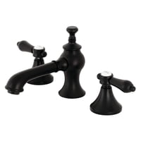 Grifo Kingston Brass Heirloom Para Baño Generalizado, Negro Mate