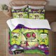 thumbnail image 1 of Invader Zim Face on print Soft Bed Set Lightweight 3 Pieces Bedding Sets for All Season Comforter Set Easy Care, 1 of 5