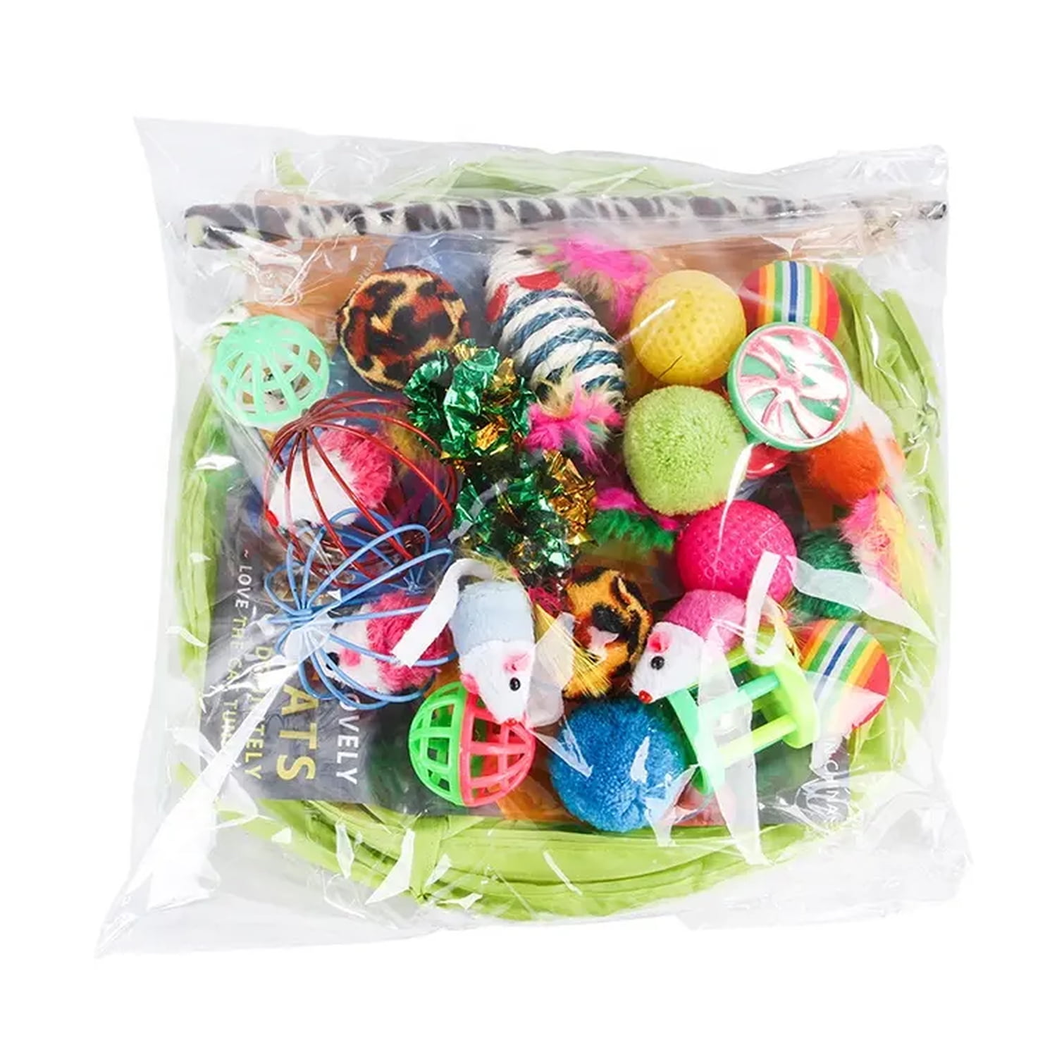 Genérico - 21 Piezas De Juguetes Para Gatitos Surtidos, Divertido