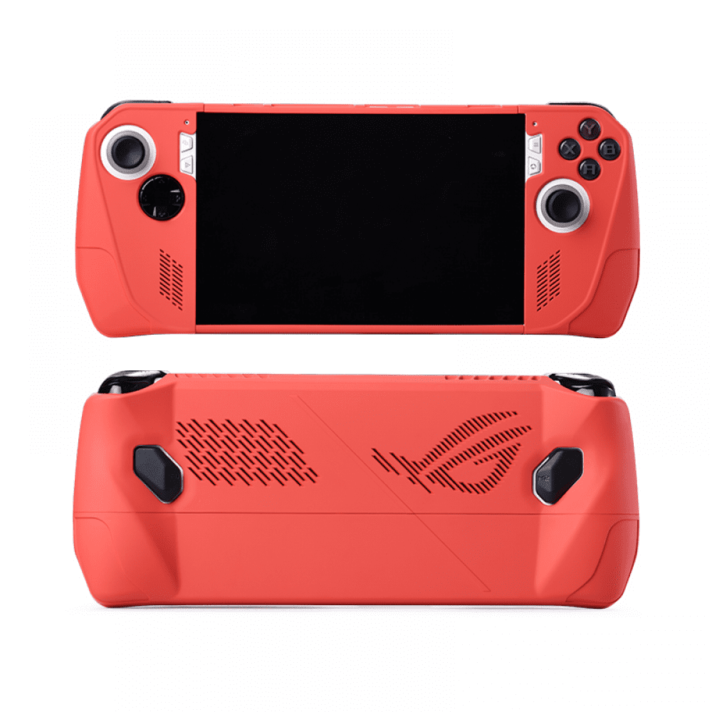 Genérico - Funda Protectora Para Consola De Juegos Asus Rog Ally Funda Protectora Para Consola De Juegos Con Pintura En Aerosol De Superficie Y Color De Contraste-rojo
