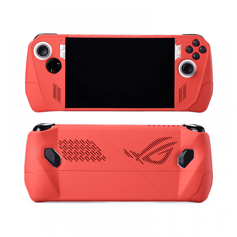 Genérico - Funda Protectora Para Consola De Juegos Asus Rog Ally Funda Protectora Para Consola De Juegos Con Pintura En Aerosol De Superficie Y Color De Contraste-Rojo