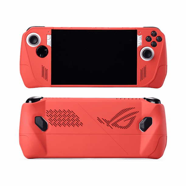 Funda protectora para consola de juegos Asus ROG ALLY Funda protectora para consola de juegos con pintura en aerosol de superficie y color de contraste-Rojo