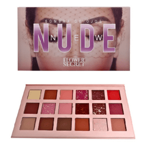 Genérico - Paleta De Sombras 18 Colores Nude Flower Secret