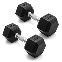 Par De Mancuernas Hexagonales Recubiertas Cap Barbell 11,3 Kg