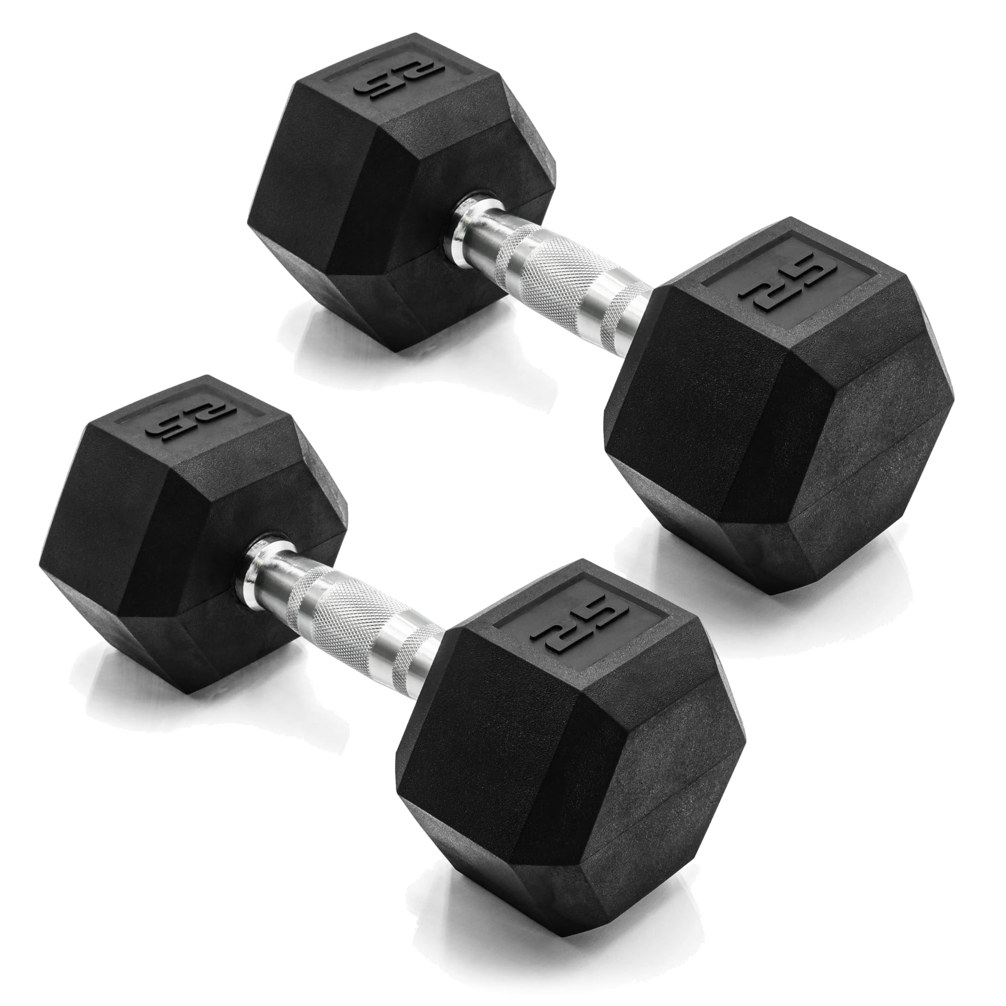 Par De Mancuernas Hexagonales Recubiertas Cap Barbell 11,3 Kg