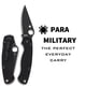 thumbnail image 2 of Spyderco Para Military 2 Cuchillo Plegable con Hoja CPM S45VN de 3.4", 2 of 5
