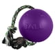 thumbnail image 2 of Juguete para Perro Jolly Pets Cuerda y Pelota Romp-n-Roll 11.4 cm Morado, 2 of 7