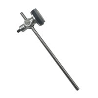 Magideal - Cabezal De Mazo De Bombo Con Un Solo Pedal, Práctico Pedal De Mazo Y Baqueta Para Batería Electrónica De Repuesto , Argén