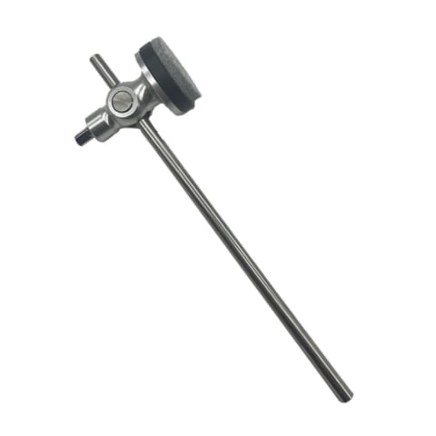 Magideal - Cabezal De Mazo De Bombo Con Un Solo Pedal, Práctico Pedal De Mazo Y Baqueta Para Batería Electrónica De Repuesto , Argén