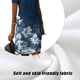 thumbnail image 2 of Vestido informal de verano con estampado floral y cuello en V de manga corta para mujer, 2 of 5