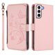 thumbnail image 2 of Funda Cartera Mariposa para [Samsung Galaxy S21 Plus] con Soporte y Cremallera Rosa, 2 of 6