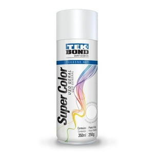 Tekbond - Pintura Acrilica Aerosol 350Ml Uso General Blanco Mate