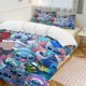 thumbnail image 3 of Comforter Set Queen Size Stitch Set with 2 Pillowcases for All SeasonsBedding Set 3pcs for Kids Boys Girls Bedroom Decor Bed Sheets, 3 of 5