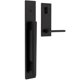 thumbnail image 1 of Juego de cerradura para puerta Kwikset Caerus negro mate SmartKey, 1 of 8